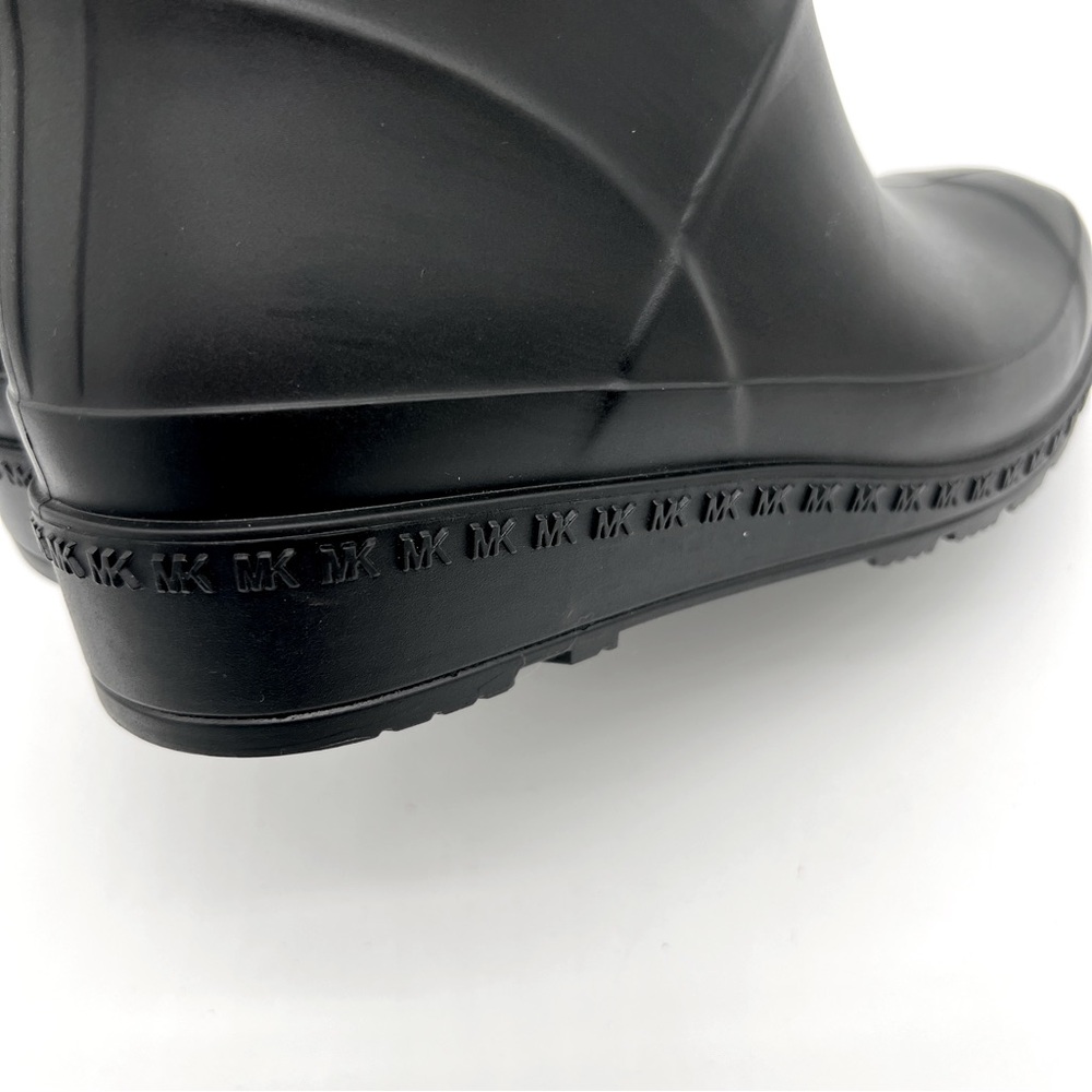 Michael Kors Black Ankle Rain Bootie Rubber Boots 6 NWT - Picture 5 of 11